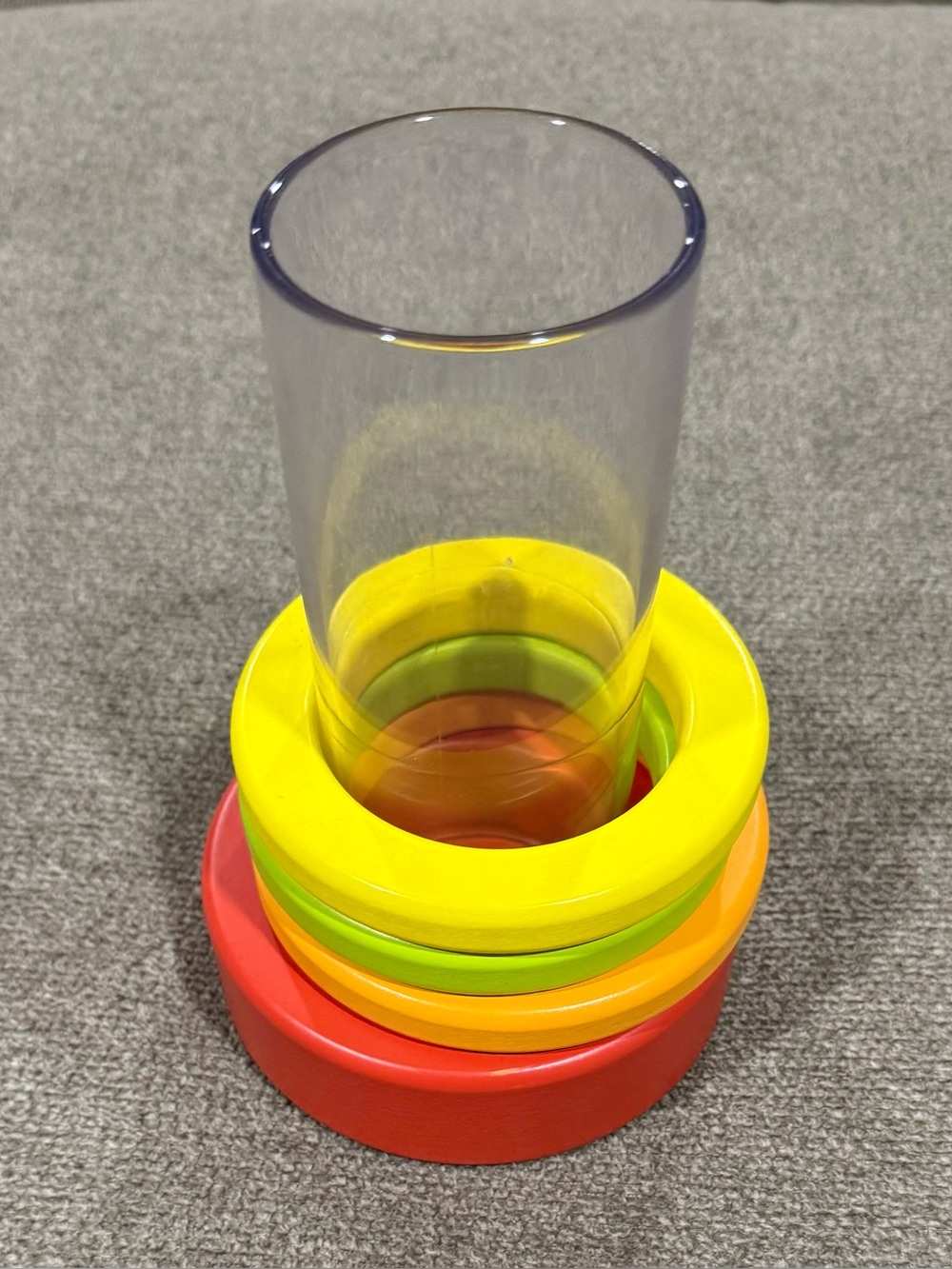 LOVEVERY Clear tube w/stacking rings
